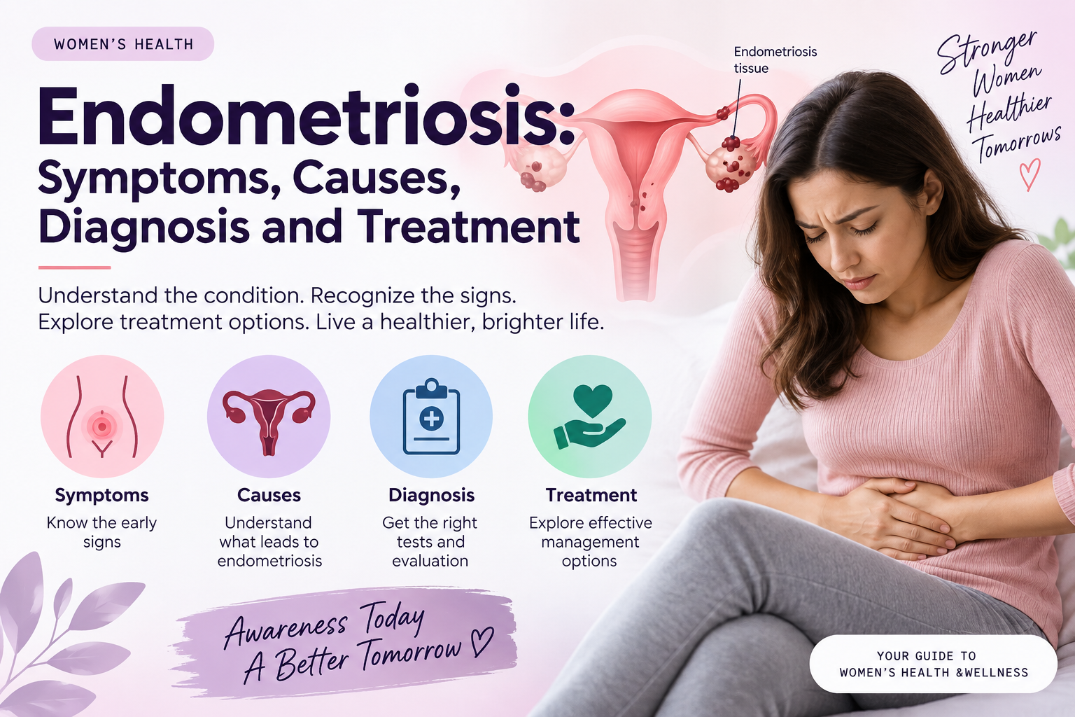 Endometriosis Symptoms, Causes, Diagnosis and Treatment